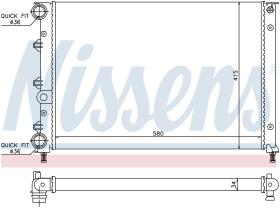 Nissens 60052 - RADIADOR ALFA ROMEO 147(937)(00-)1.