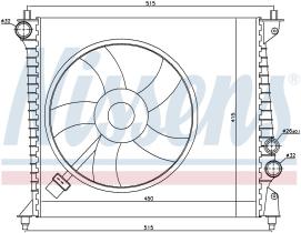  60425 - RADIADOR AUDI A 2(8Z)(00-)1.4 I 16V