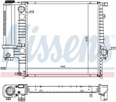 Nissens 60623A - RADIADOR BMW Z3 E36(95-)1.9  I