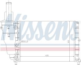 Nissens 61856 - RADIADOR LANCIA Y (840)(95-)1.1 I