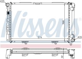 Nissens 62671A - RADIADOR MERCEDES 190 W 201(82-)2.2