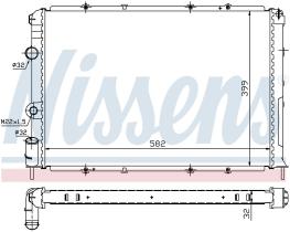 Nissens 63938A - RADIADOR RENAULT MEGANE I(95-)2.0 I