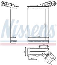 Nissens 71146 - CALEFACTOR CITROEN ZX 91-