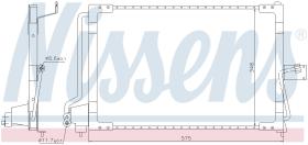 Nissens 94117 - CONDENSADOR VAUXHALL ASTRA F(91-)1.