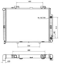 Nrf 58160 - RADIADOR MERCEDES W210
