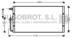 Bugobrot 60UV5096 - CONDENSADOR TIPO SANDEN DE FUJO PA.