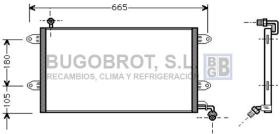 Bugobrot 62VW5137 - CONDENSADOR VW. GOLF III