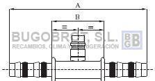 Bugobrot 6522562 - RACOR TUB. FRIGOSTAR UNION ESPIGA