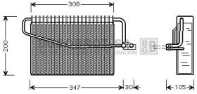 Bugobrot 70MSV329 - BATERIA EVAPORADORA PARA MERCEDES