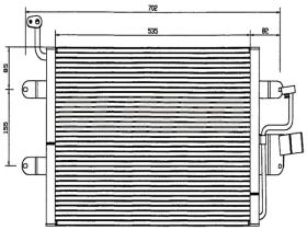 ElectroAuto 30A0012 - CONDENSADOR DE A/C PARA EQUIPO OR