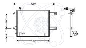  30A0025 - CONDENSADOR A/C->EQUIPO OR