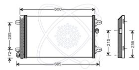  30A0026 - CONDENSADOR A/C P/EQUIPO ORIG.FORD