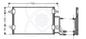 ElectroAuto 30B0019 - CONDENSADOR A/C->EQUIPO ORIGINAL AU