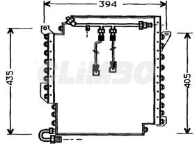 ElectroAuto 30B0023 - CONDENSADOR AUDI 80 IV QUATTRO