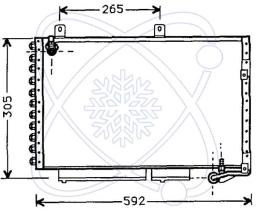  30B0037 - CONDENSADOR A/C P/EQUIPO ORIG.AUDI