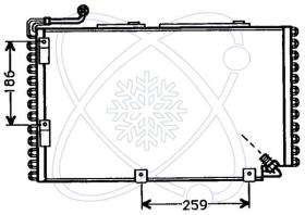 ElectroAuto 30B0038 - CONDENSADOR A/C P/EQUIPO ORIG.AUDI