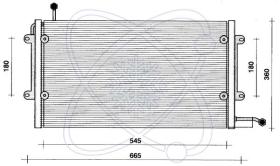 ElectroAuto 30B0042 - CONDENSADOR A/C->EQUIPO ORIGINAL VO