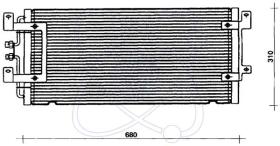 ElectroAuto 30B0048 - CONDENSADOR A/C->EQUIPO ORIGINAL VO