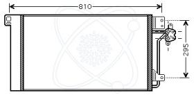  30B0063 - CONDENSADOR A/C P/EQUIPO ORIG.VW.