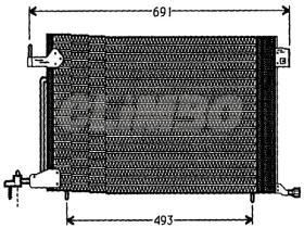 ElectroAuto 30C0001 - CONDENSADOR A/C->EQUIPO ORIGINAL CI