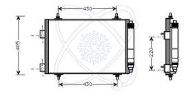 ElectroAuto 30C0007 - CONDENSADOR A/C->EQUIPO ORIGINAL CI