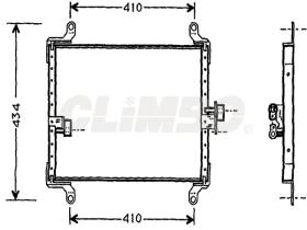 ElectroAuto 30C0022 - CONDENSADOR A/C P/EQUIPO ORIG.CITR.