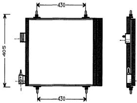 ElectroAuto 30C0023 - CONDENSADOR A/C->EQUIPO ORIGINAL CI