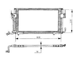 ElectroAuto 30C0035 - CONDENSADOR A/C->EQUIPO ORIGINAL CI