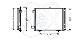 ElectroAuto 30C0048 - CONDENSADOR A/C->EQUIPO ORIGINAL CI