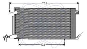 ElectroAuto 30C0054 - CONDENSADOR A/C->EQUIPO ORIGINAL CI