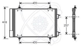  30C0056 - CONDENSADOR A/C->EQUIPO ORIGINAL CI