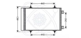 ElectroAuto 30C0063 - CONDENSADOR A/C->EQUIPO ORIGINAL CI