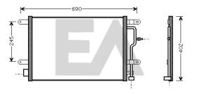 ElectroAuto 30C02016 - CONDENSADOR AUDI