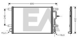 ElectroAuto 30C02017 - CONDENSADOR AUDI