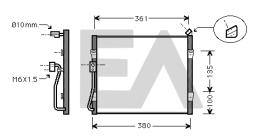 ElectroAuto 30C05005 - CONDENSADOR->APLICACION ORIGINAL RO