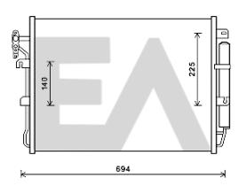 ElectroAuto 30C05016 - CONDENSADOR->APLICACION ORIGINAL LA