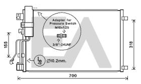  30C18061 - CONDENSADOR NISSAN