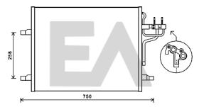 ElectroAuto 30C22050 - CONDENSADOR->APLICACION ORIGINAL FO