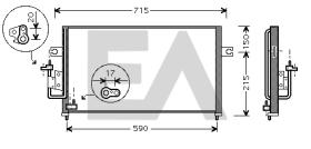 ElectroAuto 30C28022 - CONDENSADOR->APLICACION ORIGINAL HY