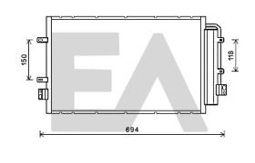  30C30005 - CONDENSADOR IVECO