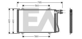 ElectroAuto 30C50010 - CONDENSADOR MERCEDES BENZ