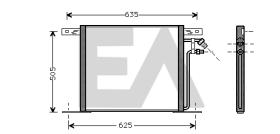 ElectroAuto 30C50011 - CONDENSADOR MERCEDES BENZ