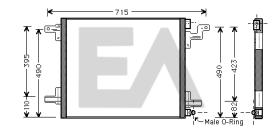 ElectroAuto 30C50021 - CONDENSADOR->APLICACION ORIGINAL ME