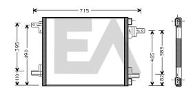 ElectroAuto 30C50042 - CONDENSADOR->APLICACION ORIGINAL ME