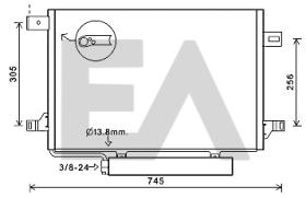 ElectroAuto 30C50054 - CONDENSADOR->APLICACION ORIGINAL ME