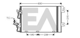 ElectroAuto 30C54017 - CONDENSADOR VAUXHALL