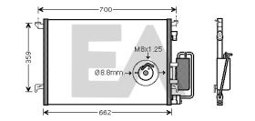 ElectroAuto 30C54045 - CONDENSADOR->APLICACION ORIGINAL CH