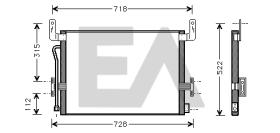  30C59001 - CONDENSADOR RENAULT INDUSTRIAL