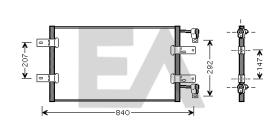 ElectroAuto 30C60040 - CONDENSADOR VAUXHALL