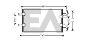 ElectroAuto 30C60060 - CONDENSADOR VAUXHALL